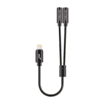 Accessoires téléphonie doubleur audio Lightning AKASHI ALTSPLITLIGHT infinytech Réunion 01