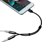 Accessoires téléphonie doubleur audio Lightning AKASHI ALTSPLITLIGHT infinytech Réunion 03