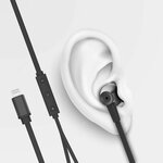 Accessoires téléphonie kit piéton AKASHI Apple MFI Lightning Filaire Noir infinytech Réunion 02