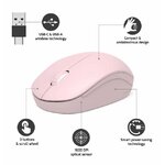 Matériels informatique souris PORT DESIGNS 900541 Collection II Sans Fil Rose infinytech Réunion 10