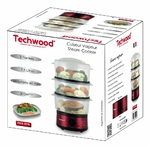 Petit électroménager cuiseur vapeur TECHWOOD TCV-375 infinytech Réunion 02