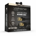 Matériels informatique câble réseau Catégorie 6 VOLKANO 50m Noir infinytech Réunion 02