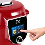 Petit électroménager autocuiseur intelligent KITCHENCOOK Leo Rouge Wi-Fi infinytech Réunion 02