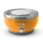 Petit électroménager barbecue nomade à charbon BARBECUTE Jaune infinytech Réunion 01
