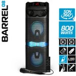 Matériels audio enceinte nomade PICKERING Barrel8 LED 800W infinytech Réunion 02