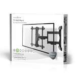 Matériels vidéo support TV mural NEDIS TVWM6550BK infinytech Réunion 07