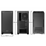 Matériels informatique boitier pc BE QUIET Pure Base 500 Noir infinytech Réunion 05