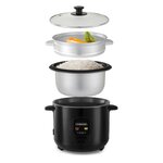 Petit électroménager cuiseur à ris KITCHENCOOK Japan X Noir 1.8L infinytech Réunion 05