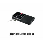 Electroménager radio de poche rechargeable WE CONNECT WERADMININ Noire infinytech Réunion 03