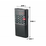 Electroménager radio de poche rechargeable WE CONNECT WERADMININ Noire infinytech Réunion 02