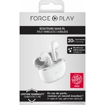 Matériels audio écouteurs BIGBEN True Wireless Force Play Blanc infinytech Réunion 04