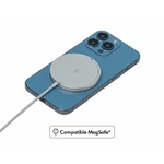 Accesoires téléphonie chargeur induction BIGBEN Force Power MAGSAFE 15W Bleu infinytech Réunion 01