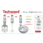 Electroménager mixeur plongeant 3 en 1 TECHWOOD TMS-8161 infinytech Réunion 5