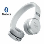 Matériels audio casque JBL Live 460 NC Bluetooth Blanc infinytech Réunion 01