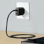 Accessoires téléphonie chargeur secteur AKASHI ALT30003 20W avec câble Type-C Noir infinytech Réunion 02