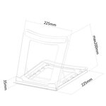Matériels informatique support pc portable NEOMOUNTS NSLS075BLACK infinytech Réunion 05