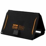 Matériels informatique Chargeur solaire portable FLEXSOLAR 20W USB & DC infinytech Réunion 02