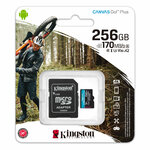 Matériels informatique carte micro SDXC KINGSTON Canvas Go Plus 256Go infinytech Réunion 03