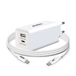 Matériels informatique chargeur secteur AKASHI ECO 83W avec CABLE TYPE-C 100W infinytech Réunion 01