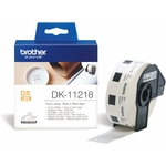Consommables informatique rouleau détiquettes BROTHER DK-11218 Noir sur blanc 24 mm de diamètre infinytech Réunion 07