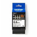 Consommables informatique ruban continu thermorétractable BROTHER HSe-221 Noir sur blanc 8.8mm infinytech Réunion 01