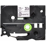 Consommables informatique cassette à ruban BROTHER TZe-SE4 Noir sur blanc 18 mm infinytech Réunion 02