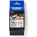Consommables informatique cassette à ruban BROTHER TZe-SE4 Noir sur blanc 18 mm infinytech Réunion 01