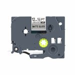 Consommables informatique cassette à ruban BROTHER TZe-M931 Noir sur argent mat 12 mm de large infinytech Réunion 02
