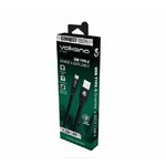 Accessoires téléphonie câble plat VOLKANO VK-20085-BK USB vers USB-C 1.2m Noir infinytech Réunion 02
