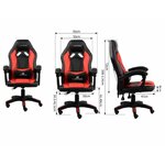 Matériels informatique fauteuil Gaming RIDE TREND Rouge Noir infinytech Réunion 02