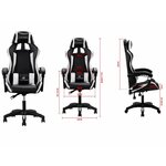 Matériels informatique fauteuil Gaming RIDE TREND Noir Blanc infinytech Réunion 01