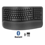 Matériels informatique clavier ergonomique LOGITECH Wave Keys Graphite infinytech Réunion 01