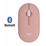 Matériels informatique souris LOGITECH PEBBLE MOUSE 2 M350S Bluetooth Rose infinytech Réunion 01