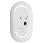 Matériels informatique souris LOGITECH Pebble Mouse 2 M350s Bluetooth Blanche infinytech Réunion 03