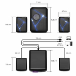 Matériels informatique enceinte ADVANCE SOUNDPHONIC RGB 11W SP-5200 infinytech Réunion 02