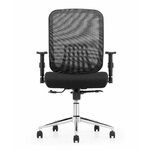 Matériels bureautique chaise de bureau Laura B Noire infinytech Réunion 03