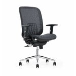 Matériels bureautique chaise de bureau Laura N Noire infinytech Réunion 01