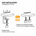 Matériels informatique support écran ADVANCE ADV-ARM2M infinytech Réunion 02