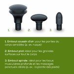 Petit électroménager pistolet de massage musculaire BEURER MG79 infinytech Réunion 06