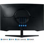 Matériels informatique écran pc SAMSUNG Odyssey G55C LS32CG552EUXEN infinytech Réunion 03