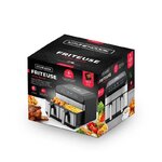 Petit électroménager friteuse sans huile KITCHENCOOK AirFlow9 double bac infinytech Réunion 05