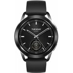 Objets connectés montre connectée XIAOMI Watch S3 Noire infinytech Réunion 01