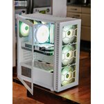 Matériels informatique KOLINK OBSERVATORY HF GLASS ARGB Blanc i5-14500 et RTX 4070 SUPER infinytech Réunion 04