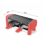 Petit électroménager appareil à raclette LITTLE BALANCE Meuuuh Duo Rouge LB8631 infinytech Réunion 02