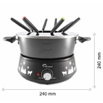 Petit électroménager appareil à Fondue LITTLE BALANCE Black Fondue 8 Meuuuh LB8690 infinytech Réunion 02