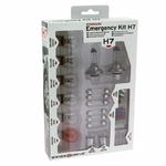 Accessoires auto coffret dampoules de remplacement H7 avec 18 ampoules et 12 fusibles infinytech Réunion 01