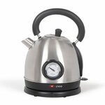 Petit électroménager bouilloire rétro LIVOO DOD157S avec thermomètre Grise infinytech Réunion 01