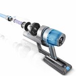 Petit électroménager aspirateur balai sans fil VORTEX F45 Bleu infinytech Réunion 03