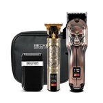 Petit électroménager coffret tondeuse et rasoir sans fil BECKER STRIMLAB infinytech Réunion 02