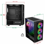 Matériels informatique boitier SPIRIT of GAMER Rogue 7 infinytech Réunion 04